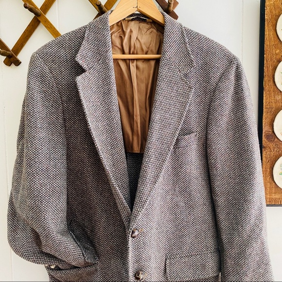 Vintage 1970s Blair Wool Tweed Sport Coat - Picture 2 of 8